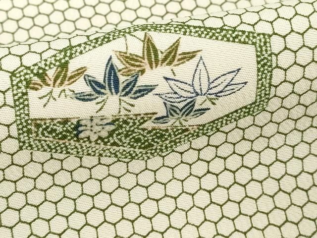 平和屋着物■上質な小紋 亀甲花文 正絹 逸品 DABE7671cd