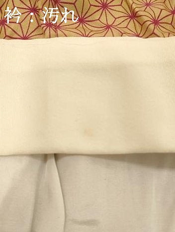 平和屋着物■長襦袢 無双仕立て 麻の葉文様 やまと誂製 正絹 逸品 DABE7674cd