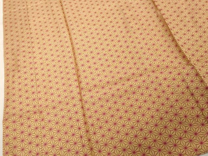 平和屋着物■長襦袢 無双仕立て 麻の葉文様 やまと誂製 正絹 逸品 DABE7674cd
