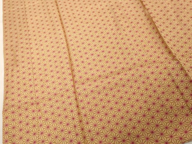 平和屋着物■長襦袢 無双仕立て 麻の葉文様 やまと誂製 正絹 逸品 DABE7674cd