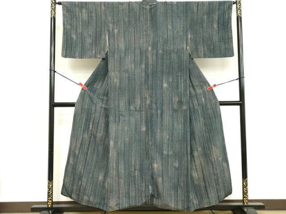 平和屋着物■上質な小紋 間道 正絹 逸品 DABE7688cd