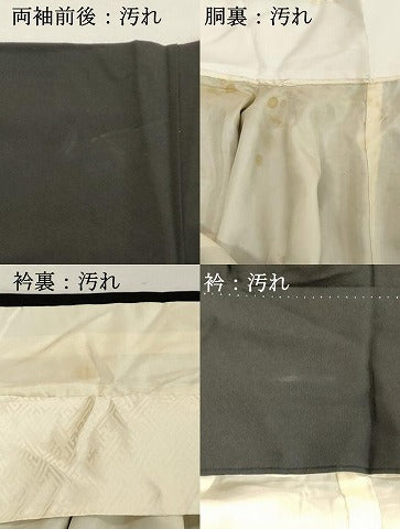 平和屋着物■豪華黒留袖　作家物　風景文　暈し染め　正絹　逸品　DABE7695cd