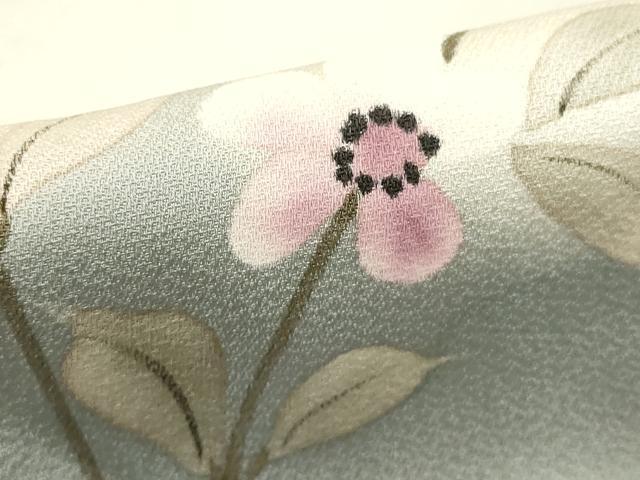 平和屋着物■訪問着 手描き 枝花文 暈し染め 正絹 逸品 DABE7699cd