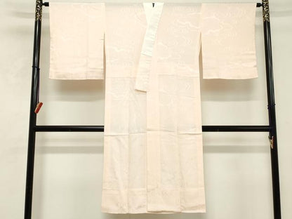 平和屋着物■長襦袢 無双仕立て 流水地紋 正絹 逸品 DABE7711cd