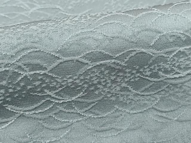 平和屋着物■上質な色無地 芝地紋 秘色色 正絹 逸品 DABE7712cd