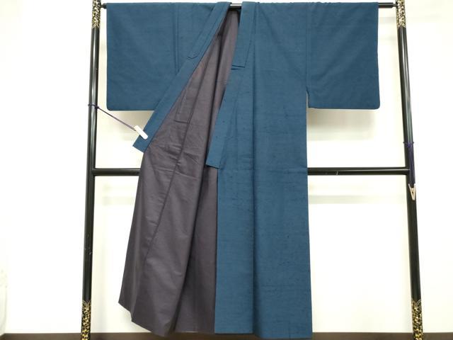 平和屋着物■男性 紬 霞文 正絹 逸品 DABE7727cd