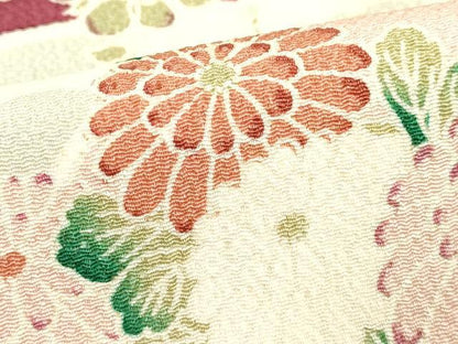 平和屋着物■豪華振袖 地紙花文 正絹 逸品 DABE7728cd