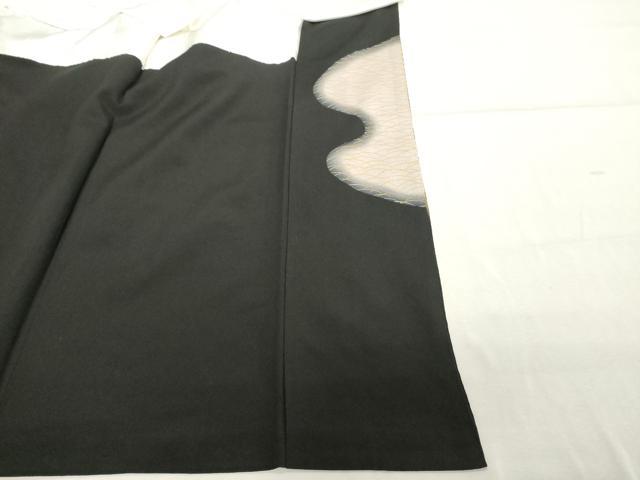 平和屋着物■豪華黒留袖 鼓芝文 金彩 正絹 逸品 DABE7744cd