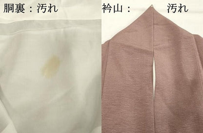 平和屋着物■色留訪問着 地紙女人文 和歌 暈し染め 金彩 正絹 逸品 DABE7749cd