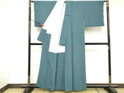 平和屋着物■上質な色無地 薄縹色 正絹 逸品 DABE7760cd