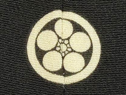 平和屋着物■豪華黒留袖 駒刺繍 束ね熨斗花文 正絹 逸品 DABE7768cd