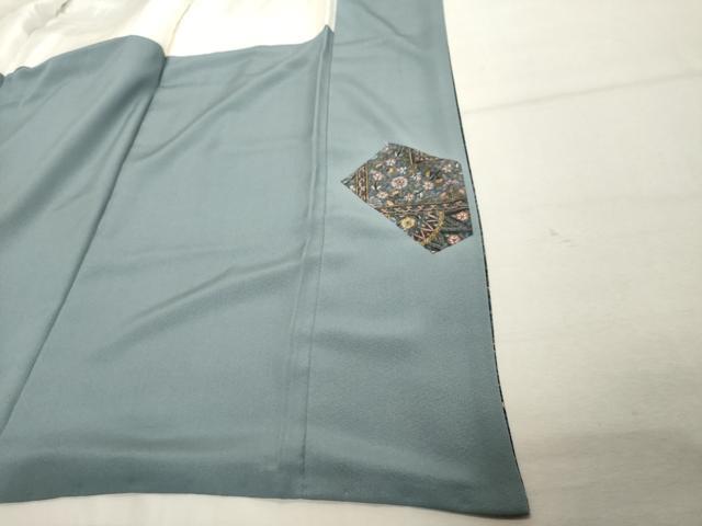平和屋着物■訪問着 更紗花文 暈し染め 正絹 逸品 DABE7776cd