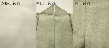 平和屋着物■訪問着 刺繍 地紙花文 暈し染め 金彩 正絹 逸品 DABE7785cd