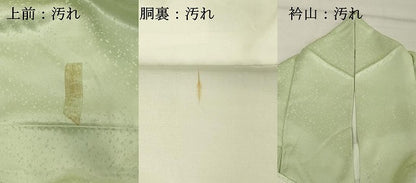 平和屋着物■訪問着　駒刺繍　片輪車花文　金彩　正絹　逸品　DABE7787cd