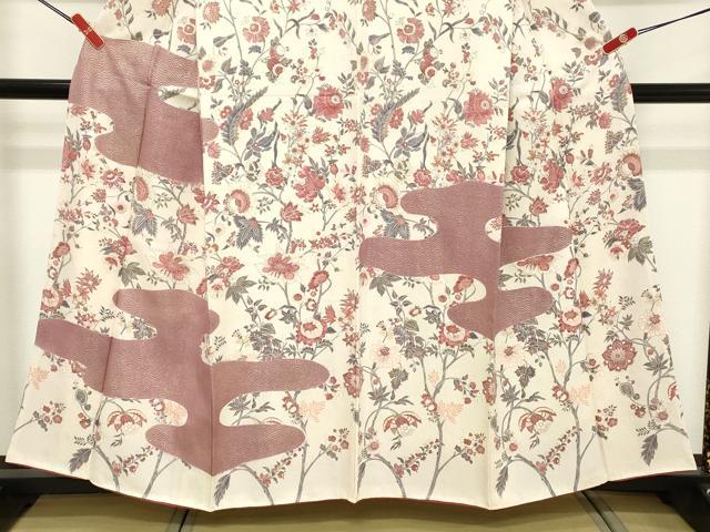 平和屋着物■訪問着　エ霞花蝶文　金彩　正絹　逸品　DABE7794cd