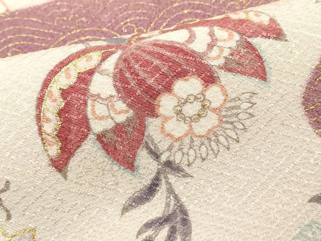 平和屋着物■訪問着　エ霞花蝶文　金彩　正絹　逸品　DABE7794cd