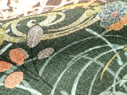 平和屋着物■訪問着　流水花蝶文　暈し染め　金彩　正絹　逸品　DABE7796cd
