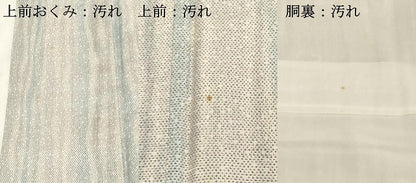 平和屋着物■上質な紬　間道　正絹　逸品　DABE7801cd