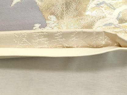 平和屋着物◎六通柄袋帯 唐織 洛西春秋抄 金銀糸 正絹 逸品 DABE7830cd