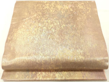 平和屋着物◎六通柄袋帯 霞文 金糸 引箔 正絹 逸品 DABE7835cd