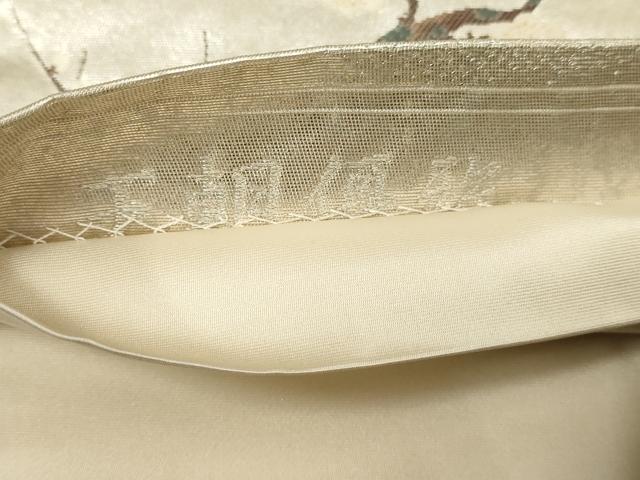 平和屋着物◎六通柄袋帯 王朝優雅 正絹 逸品 DABE7837cd