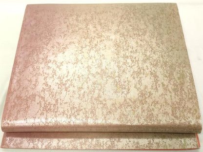 平和屋着物◎六通柄袋帯 霞文 銀糸 引箔 正絹 逸品 DABE7858cd