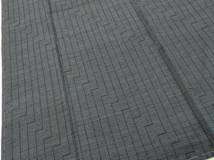 平和屋着物■上質な紬 幾何学文 正絹 逸品 未使用 DABE7886cd
