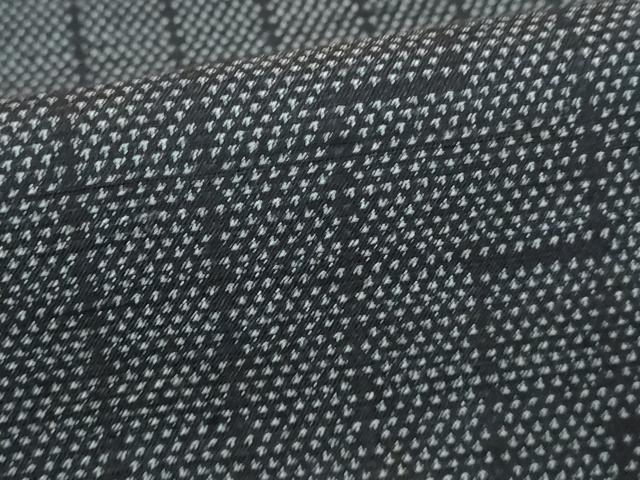 平和屋着物■上質な紬 幾何学文 正絹 逸品 未使用 DABE7886cd