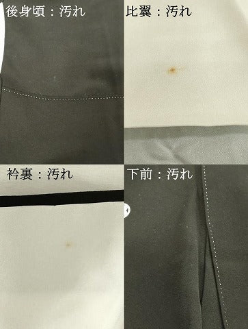 平和屋着物■豪華黒留袖 作家物 駒刺繍 孔雀花文 金彩 正絹 逸品 DABE7888cd