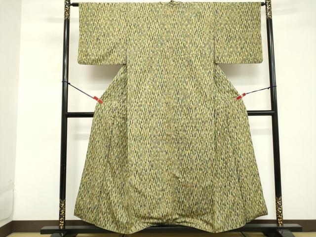 平和屋着物■上質な小紋 霞文 正絹 逸品 DABE7894cd