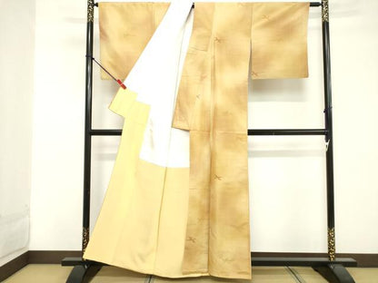 平和屋着物■上質な紬 飛鳥文 暈し染め 正絹 逸品 DABE7897cd