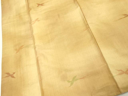 平和屋着物■上質な紬 飛鳥文 暈し染め 正絹 逸品 DABE7897cd
