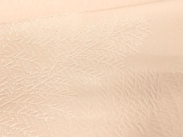 平和屋着物■上質な色無地 草葉地紋 桜色 正絹 逸品 DABE7906cd