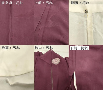 平和屋着物■上質な小紋 絵皿文 正絹 逸品 DABE7919cd