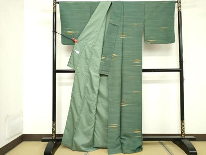 平和屋着物■小紋 横段文 洗える着物 DABE7928cd