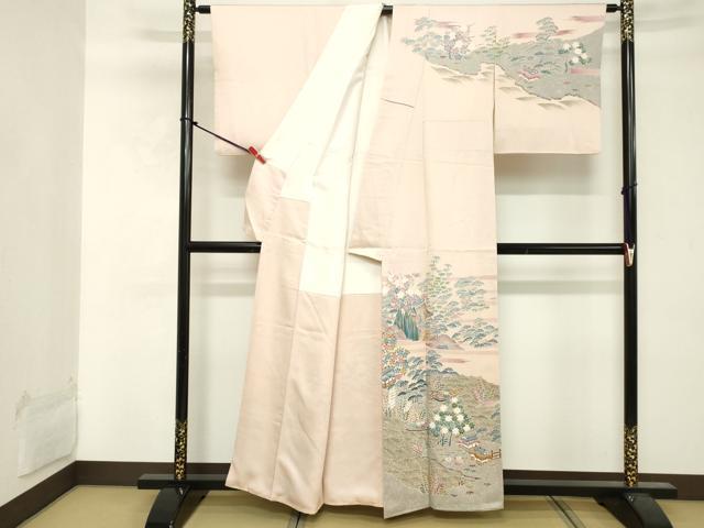 平和屋着物■訪問着 作家物 風景文 正絹 逸品 DABE7930cd