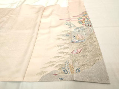 平和屋着物■訪問着 作家物 風景文 正絹 逸品 DABE7930cd