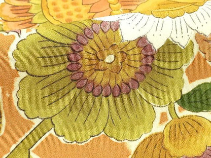 平和屋着物■上質な小紋 手描き 花鳥文 正絹 逸品 DABE7935cd
