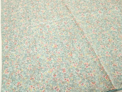平和屋着物■上質な小紋 更紗花文 正絹 逸品 DABE7941cd