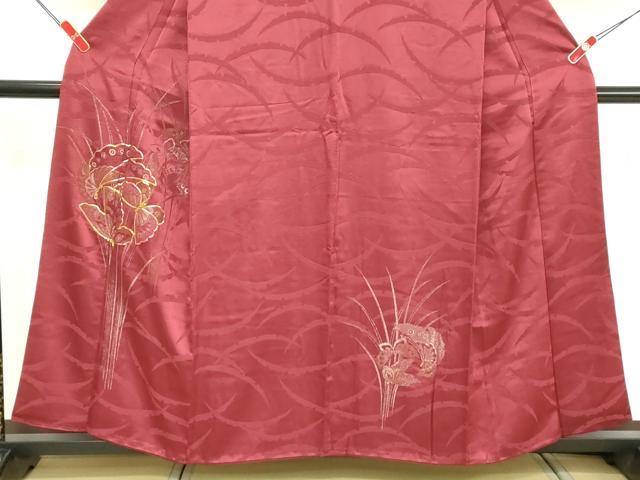 平和屋着物■訪問着 駒刺繍 花蝶文 正絹 逸品 DABE7943cd