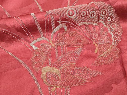 平和屋着物■訪問着 駒刺繍 花蝶文 正絹 逸品 DABE7943cd
