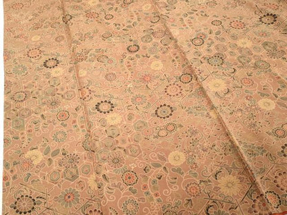 平和屋着物■上質な小紋 吉祥花文 正絹 逸品 DABE7953cd