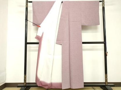平和屋着物■上質な小紋 小花文 正絹 逸品 DABE7963cd