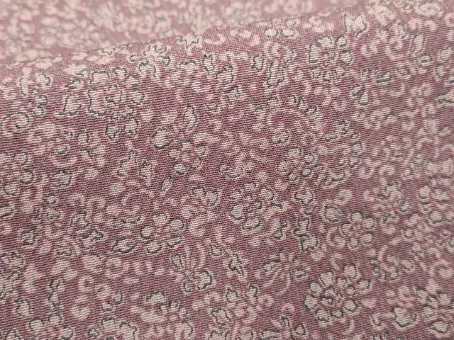 平和屋着物■上質な小紋 小花文 正絹 逸品 DABE7963cd