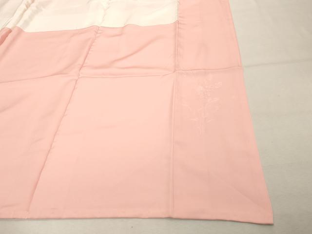 平和屋着物■訪問着 寿光織 草葉文 金糸 正絹 逸品 DABE7969cd