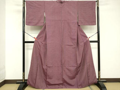 平和屋着物■上質な紬 間道 正絹 逸品 DABE7983cd
