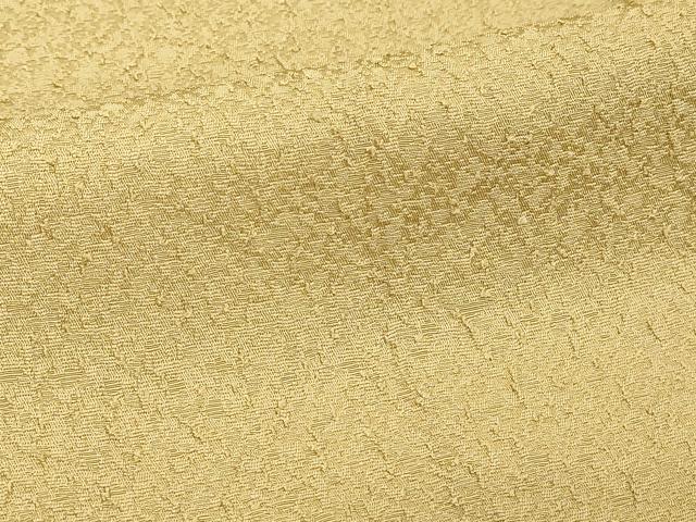 平和屋着物■上質な色無地 芥子色 正絹 逸品 DABE7992cd