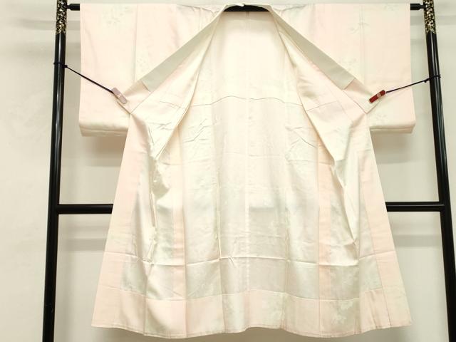 平和屋着物■長襦袢 無双仕立て 舞花文 暈し染め 正絹 逸品 DABE7998cd
