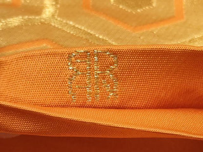 平和屋着物◎西陣　服部織物謹製　六通柄袋帯　唐織　能衣蝶鳥文様　金銀糸　正絹　逸品　DABE8135xg