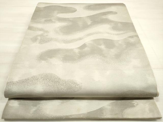 平和屋着物◎六通柄袋帯　霞文　正絹　逸品　DABE8163xg